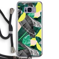 Fantasie jungle: Samsung Galaxy S8 Plus Transparant Hoesje met koord