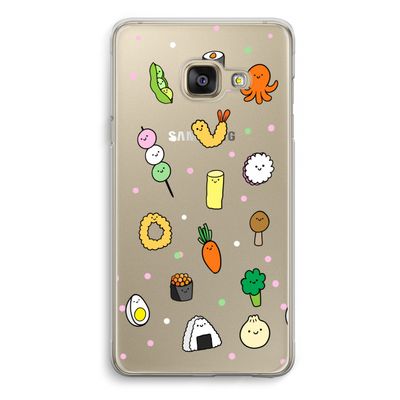 Happy bento friends: Samsung A3 (2017) Transparant Hoesje