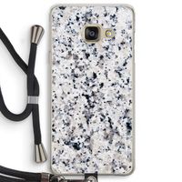 Gespikkelde marmer: Samsung Galaxy A3 (2016) Transparant Hoesje met koord