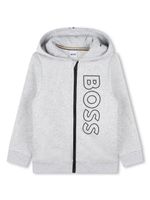 BOSS Kidswear survêtement en coton à logo imprimé - Gris