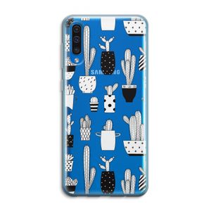 Cactusmotief: Samsung Galaxy A50 Transparant Hoesje
