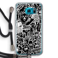Vexx Black Mixtape: Samsung Galaxy S6 Transparant Hoesje met koord