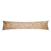 Camouflagenet met opbergzak 844x142 cm zandkleurig