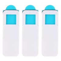 3 stuks universeel ultradun ontwerp rechthoek WebCam cover camera cover voor desktop laptop Tablet telefoons (wit)