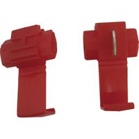 TRU COMPONENTS Snelklemverbinder Flexibel: 0.5-0.75 mm² Massief: 0.5-0.75 mm² Aantal polen: 2 Rood 5 stuk(s)