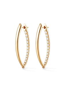 Melissa Kaye boucles d'oreilles Cristina médium en or 18ct et diamants