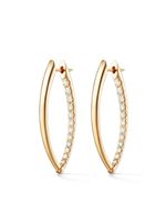 Melissa Kaye boucles d'oreilles Cristina médium en or 18ct et diamants