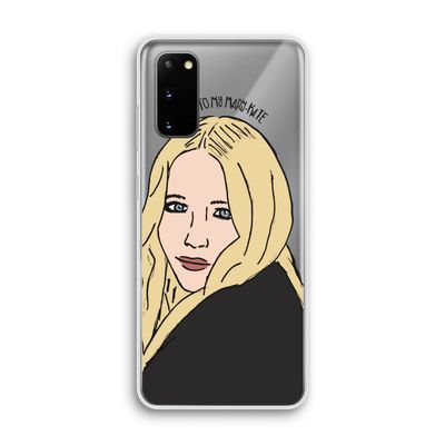 Mary Kate: Samsung Galaxy S20 Transparant Hoesje