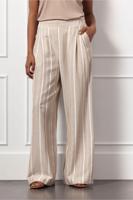 Studio Anneloes Fardeau Gold Stripe Trousers 12995 Broek 2200 Latte Studio Anneloes Fardeau Gold Stripe Trousers 12995 Broek 2200 Latte