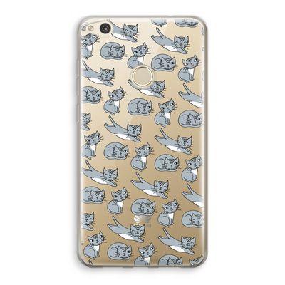 Poezen: Huawei Ascend P8 Lite (2017) Transparant Hoesje