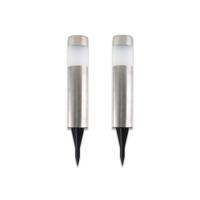 Solar LED-priklamp Bella RVS set 2 stuks Solar LED-priklamp Bella RVS set 2 stuks