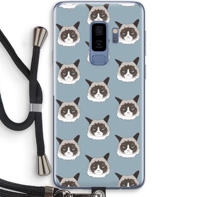 It's a Purrr Case: Samsung Galaxy S9 Plus Transparant Hoesje met koord