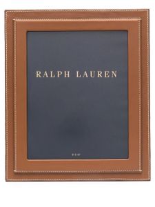 Ralph Lauren Home cadre photo Brennan en cuir (8 cm x 10 cm) - Marron