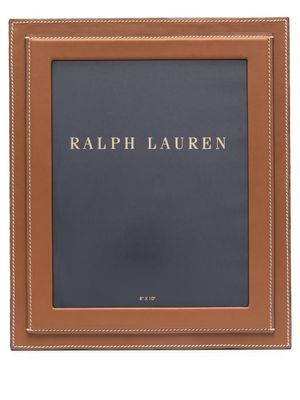 Ralph Lauren Home cadre photo Brennan en cuir (8 cm x 10 cm) - Marron