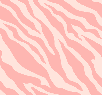 Dieren behang Roze zebra