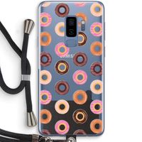 Donuts: Samsung Galaxy S9 Plus Transparant Hoesje met koord