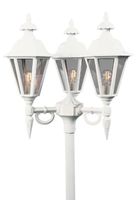 Lantaarnlamp Pallas 3-lichts 63cm matwit exclusief paal 528-250