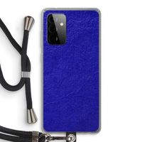 Majorelle Blue: Samsung Galaxy A72 5G Transparant Hoesje met koord