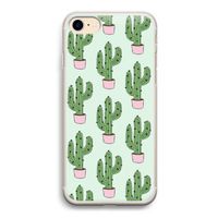 Cactus Lover: iPhone 7 Transparant Hoesje