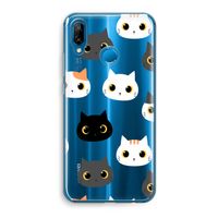 Katten: Huawei P20 Lite Transparant Hoesje
