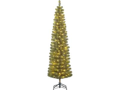 Kunstkerstboom Charlton Pilar Groen LED dia. 53x185 cm I - Black box