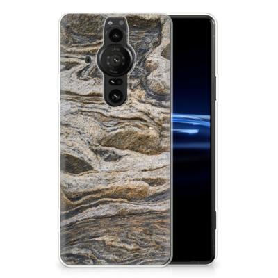 Sony Xperia Pro-I | TPU | Siliconen hoesje | Steen