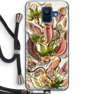 Haeckel Nepenthaceae: Samsung Galaxy A6 (2018) Transparant Hoesje met koord