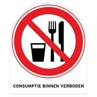 Pictogram Consumptie binnen verboden