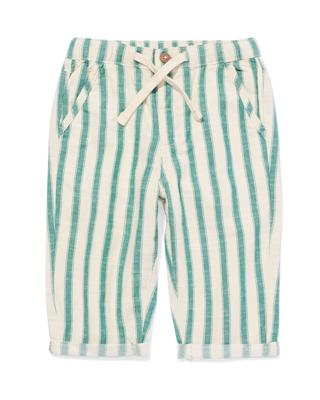 HEMA Babybroek Strepen Groen (groen)