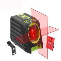 VAK-1R 1V1H 40mW & 10mW 2 lijn rode Beam Laser-niveau die betrekking hebben op muren en vloeren (rood)