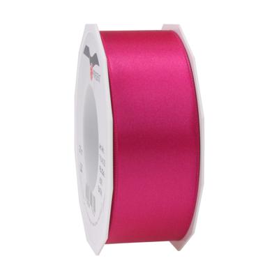 Cadeaulint Satijn - 4 cm x 25 meter - fuchsia roze - cadeaus inpakken - sierlint