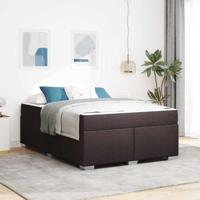 Bedframe Donkerbruin 140 x 200 cm Stof