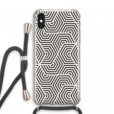 Magic pattern: iPhone XS Max Transparant Hoesje met koord