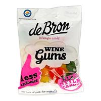 De Bron Winegums English suikervrij 100 Gram