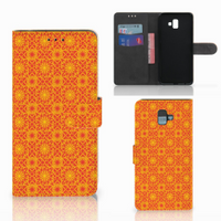 Samsung Galaxy J6 Plus (2018) Telefoon Hoesje Batik Oranje - thumbnail