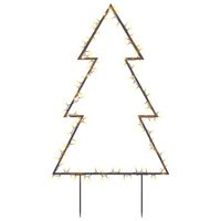 vidaXL Kerstverlichting kerstboom met grondpinnen 115 LED's 90 cm