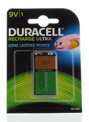 Duracell Rechargeable 9V 6HR61 (1 st)