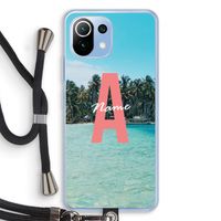 Pacific Dream: Xiaomi Mi 11 Lite Transparant Hoesje met koord