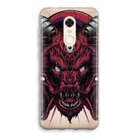 Hell Hound and Serpents: Xiaomi Redmi 5 Transparant Hoesje