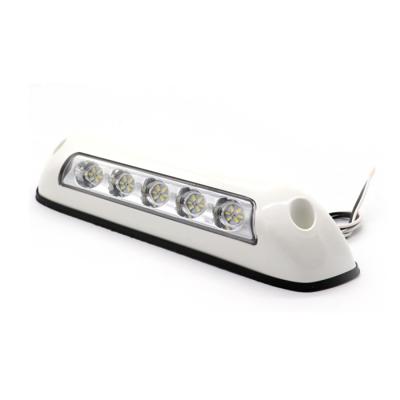 DC 12V 2.6 W 6000K IP67 Marine RV waterdichte LED trap dek Dome licht plafond lamp witte shell en rubber base