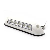 DC 12V 2.6 W 6000K IP67 Marine RV waterdichte LED trap dek Dome licht plafond lamp witte shell en rubber base