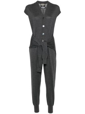 Jean Paul Gaultier Pre-Owned combinaison à taille ceinturée (années 1990) - Gris