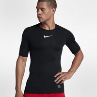 Nike Pro Basislaagshirt Crewneck Korte mouw Elastaan, Polyester