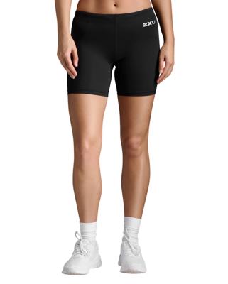 2XU Core Compression 5 Inch Game Day Short Black/Silver Dames