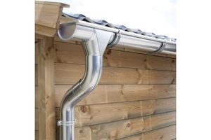 Verzinkte dakgootset 1020 cm- Zadeldak- - Eslon