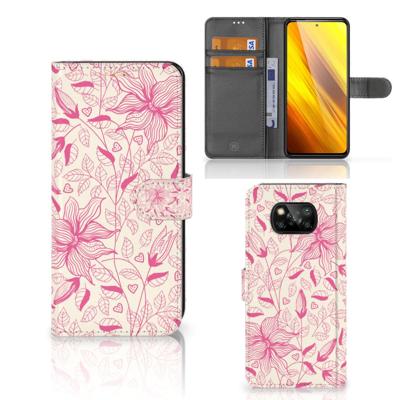 Xiaomi Poco X3 | Poco X3 Pro Hoesje Pink Flowers