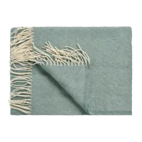 Vandyck home benevento plaid pearl blue bedsprei