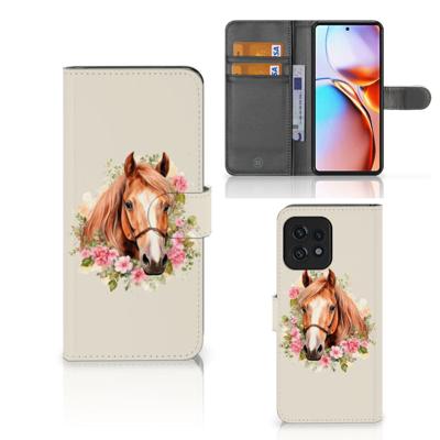 Telefoonhoesje | Met pasjeshouder | voor Motorola Edge 40 Pro Paard
