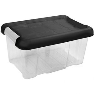 1x Stuks opberg boxen/opbergdozen 5 liter 30 x 20 x 14 cm kunststof   -