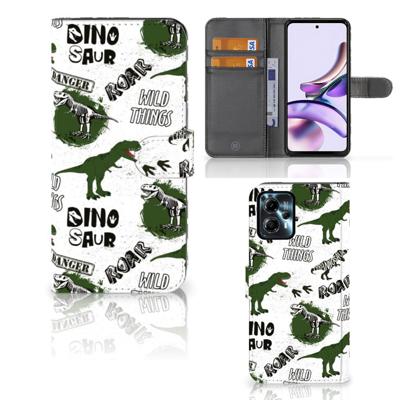 Telefoonhoesje | Met pasjeshouder | voor Motorola Moto G13 | G23 Dinosaurus